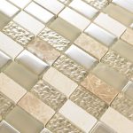 Light Beige Linear Mosaic