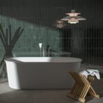 RAK Portofino Green Glossy Brick Ceramic Tile - Image 3